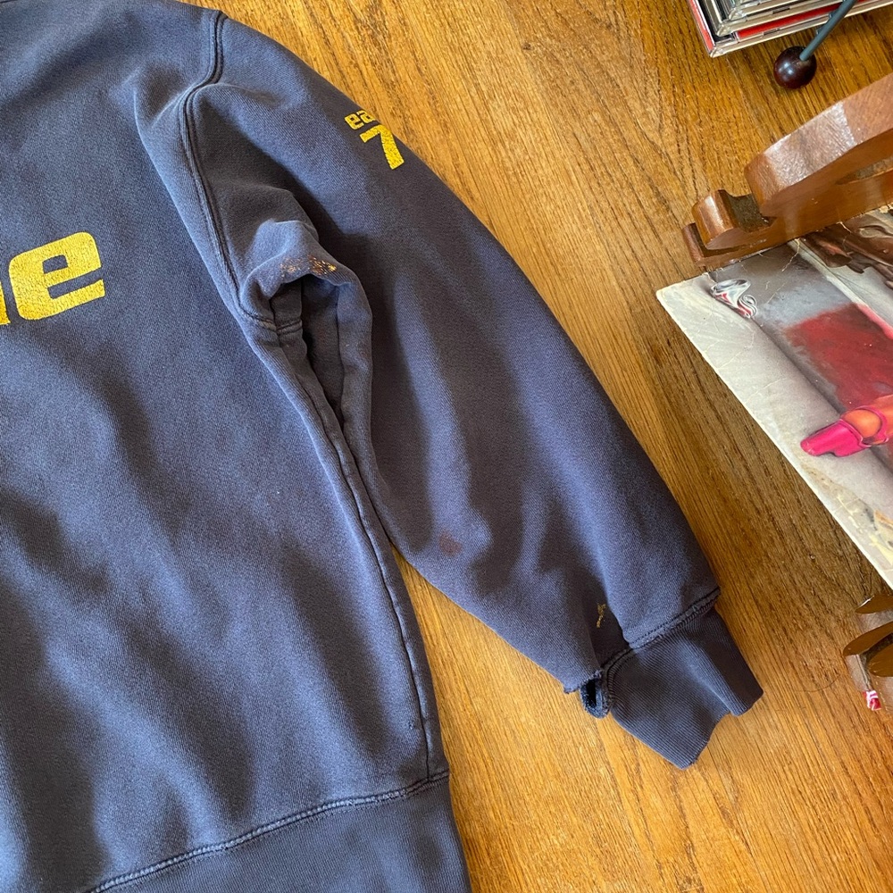 American Eagle Outfitters Vintage Blue Logo Hoodie - Picture 6 of 6